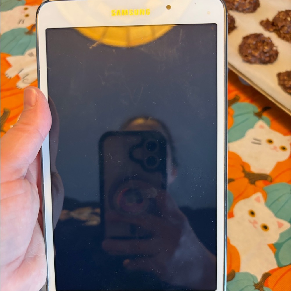 Samsung White Tablet